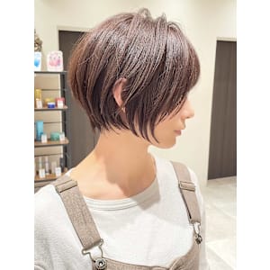 30代40代50代白髪ぼかし髪型白髪染め面長扱いやすい髪型