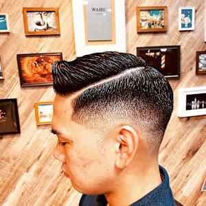 サイドパート/スキンフェード