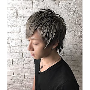 シルバーアッシュ/MEN'S HAIR/メンズカット【池袋・