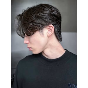 韓国マッシュスペインカールブルーブラック_ba543751