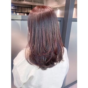 ロング韓国ヘアおくれ毛美髪顔周りレイヤー_ba545261
