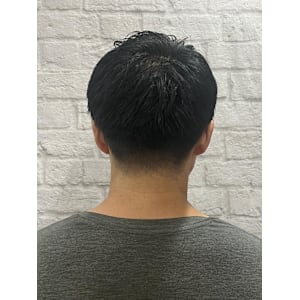 メンズ／ツーブロック／アップバング／刈り上げ／ショート