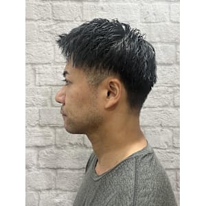 メンズ／ツーブロック／アップバング／刈り上げ／ショート - グレイスフルバーバー プラチナム【グレイスフルバーバー プラチナム】掲載中