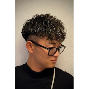 スペインカール×金メッシュ