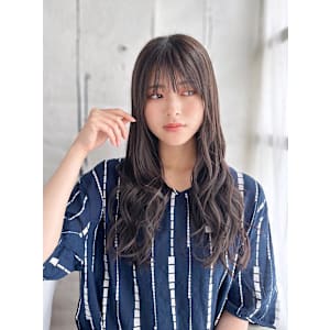 Aラインのセミウェットミックスカール