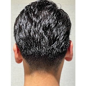 かきあげツーブロックスタイル