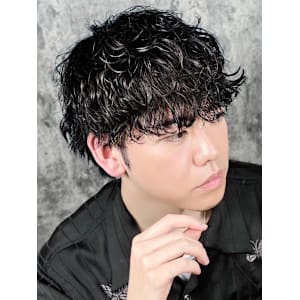 マッシュスパイラルパーマ