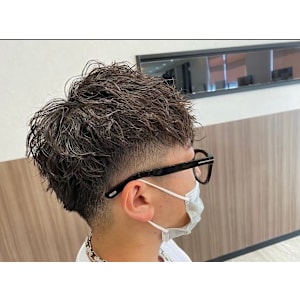 メンズカットツイストパーマ