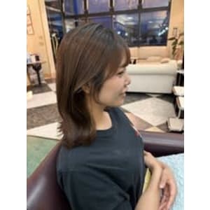 遅れ毛/外ハネミディアム【宮崎市/遅れ毛】