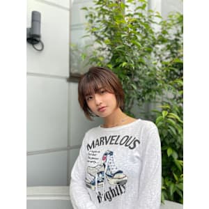 フェミニンショートボブ