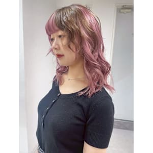 【rizu】デザインカラー/ピンクカラー/ハイトーン