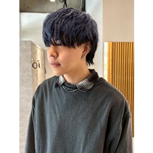 【takumi】ブリーチ/アンブレラカラー/寒色/ブルー