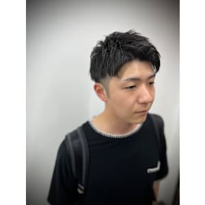 ツーブロックアップバング