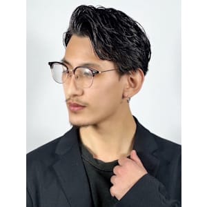 ビジネスショート×ナチュラルパーマ