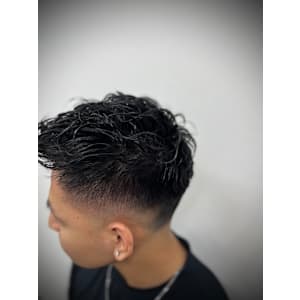 海外風スキンフェード