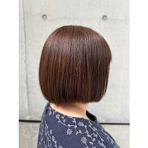 ミニマムなあごラインボブ