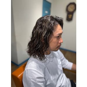 ナチュラルウェーブ×ラフセミロング