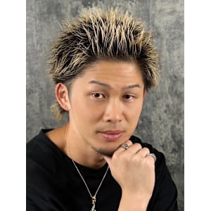 ツーブロスパイキーショート