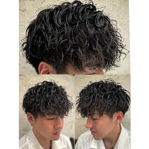 ツイストスパイラルパーマ×マッシュ