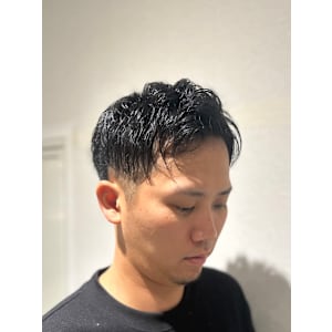 ツーブロックショート