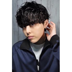 マッシュパーマスタイル - ヒロ銀座バーバーショップ難波店【ヒロギンザバーバーショップナンバテン】掲載中