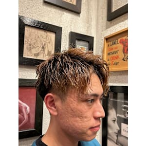 メンズアップバング