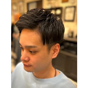 ツーブロックショート