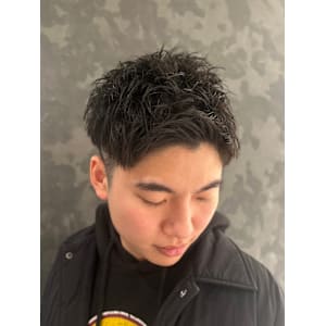 アップバングスタイル