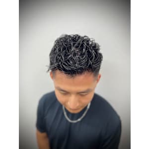 海外風スキンフェード