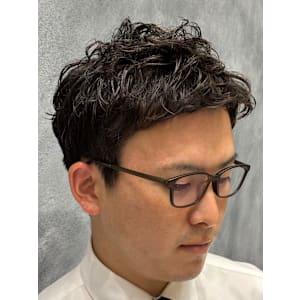 ゆるめパーマ　清潔感◎ セットしやすさ◎