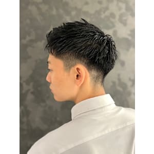 ツーブロックショート