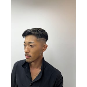 スキンフェード×ラインアート