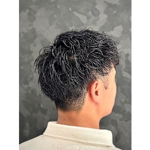 スパイラルパーマ マッシュ