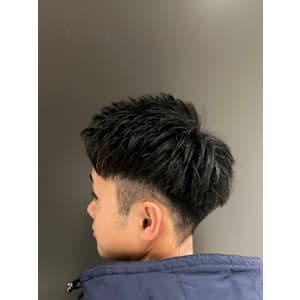 ツーブロックショート