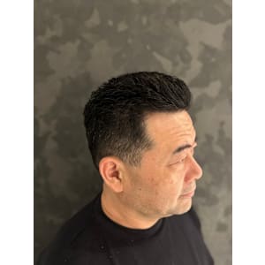 オールバックショート