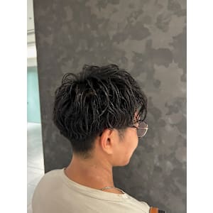 ツーブロックショート