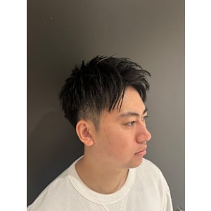 ツーブロックショート