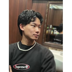 センターパートスパイラル