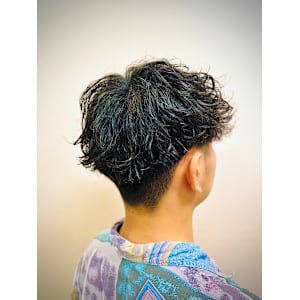 無造作パーマヘア