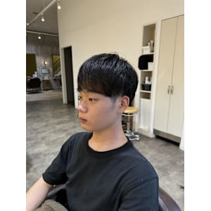 スッキリとした、ラウンドマッシュ