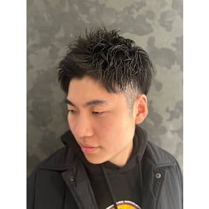 アップバングスタイル