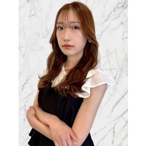 【MICHI 富田店　古作蓮】アッシュベージュ 韓国風巻き 