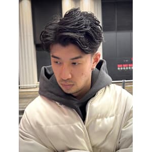 メンズパーマ×ビジネスパーマ