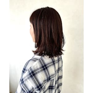 【ラベンダーピンク髪質改善カラー・くびれミディアム】 - egerie【エジェリ】掲載中