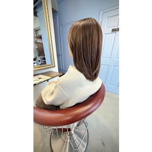 ミディアム美髪韓国ヘア