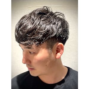 ツーブロックマッシュスタイル