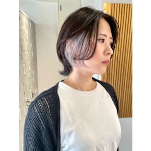 【タニグチ】イヤリングカラー/ショートウルフ/ウルフカット