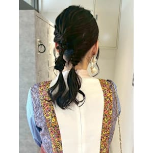 【Nanaka】ミディアムでもできる編み下ろし