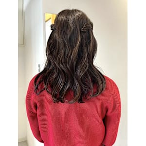 【nanaka】ヘアセット/ハーフアップ/結婚式アレンジ