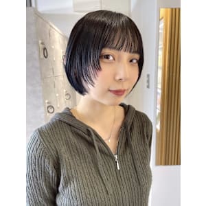 【rizu】顔周りカット/ボブ/レイヤーカット/黒髪